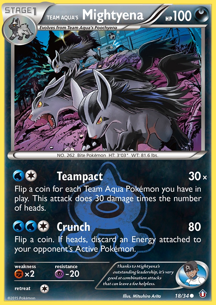 Team Aqua’s Mightyena