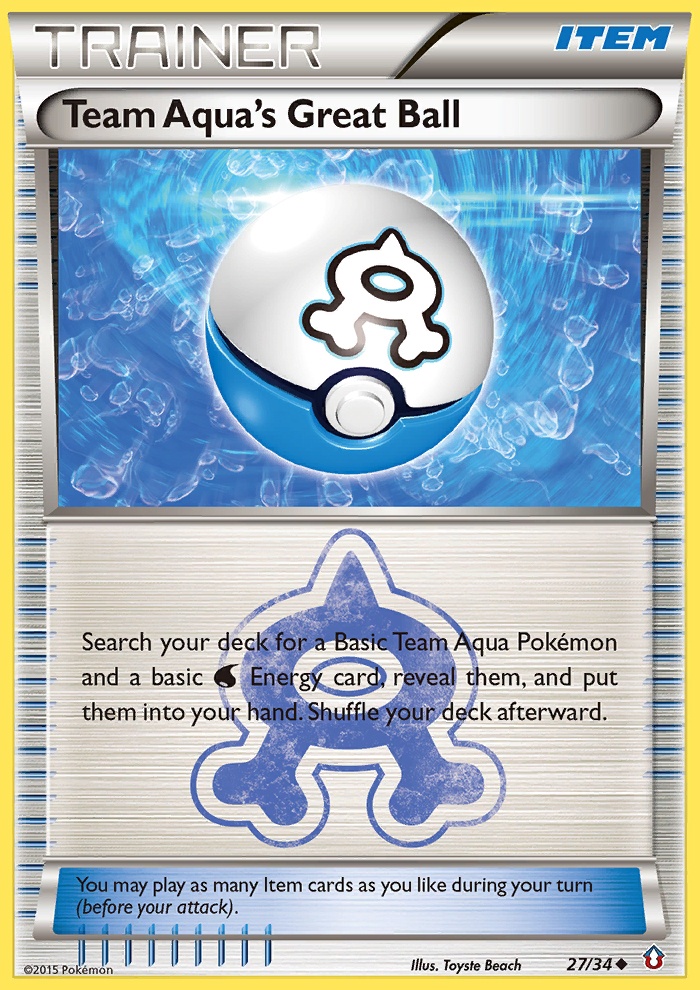 Team Aqua’s Great Ball