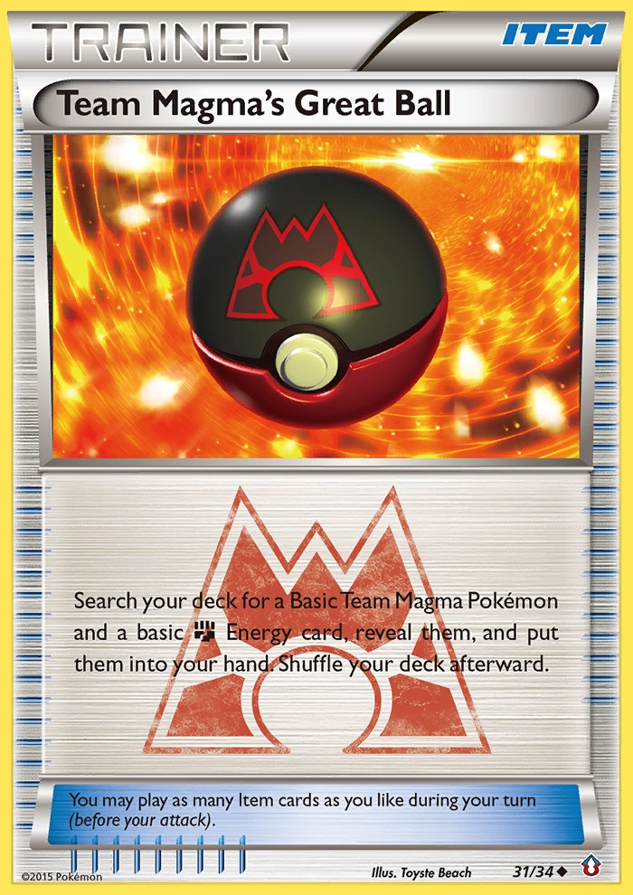 Team Magma’s Great Ball