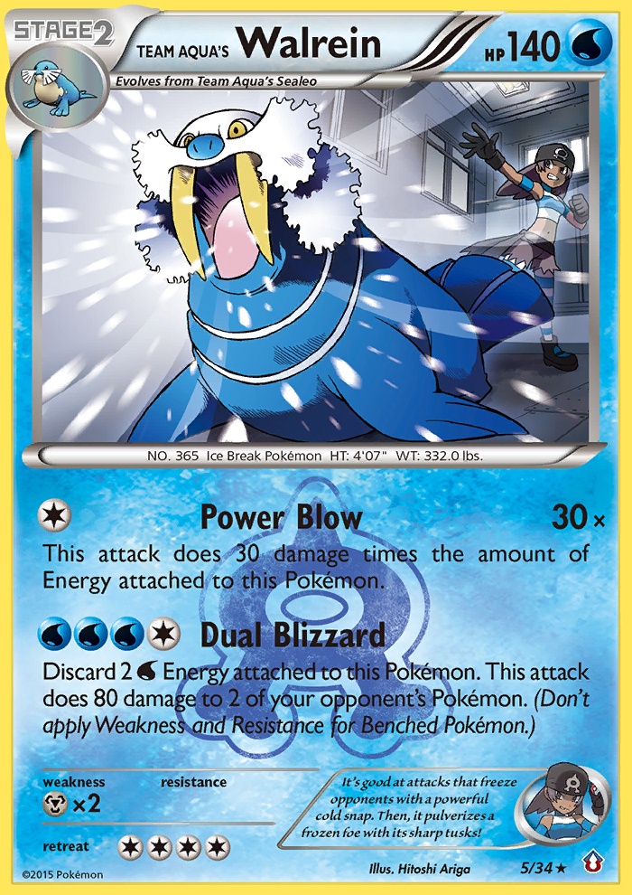 Team Aqua’s Walrein
