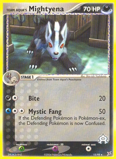 Team Aqua’s Mightyena