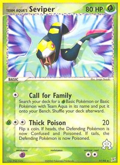 Team Aqua’s Seviper