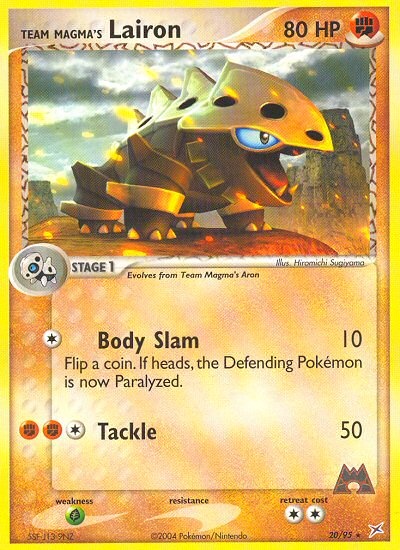 Team Magma’s Lairon