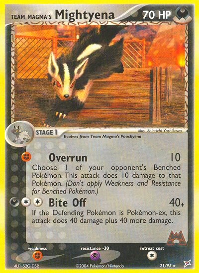 Team Magma’s Mightyena