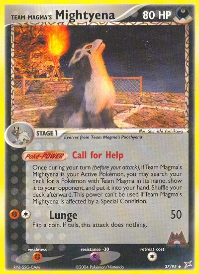 Team Magma’s Mightyena