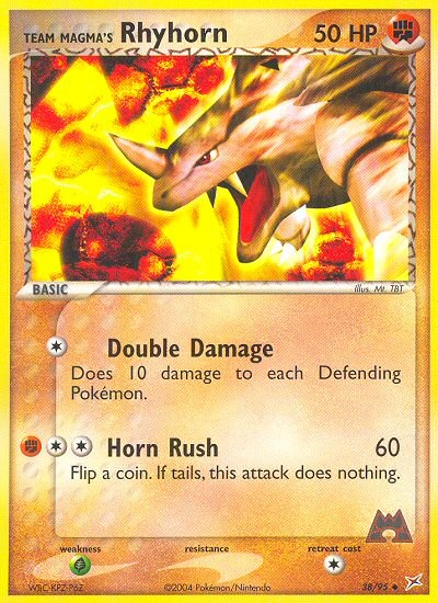Team Magma’s Rhyhorn