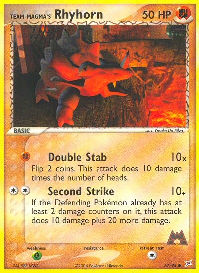 Team Magma’s Rhyhorn