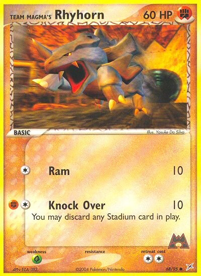 Team Magma’s Rhyhorn