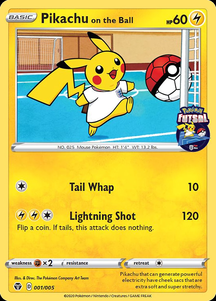 Pikachu on the Ball
