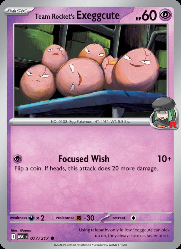 Team Rocket’s Exeggcute