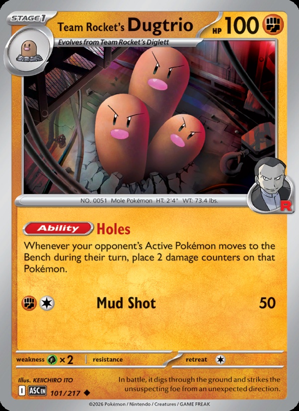 Team Rocket’s Dugtrio