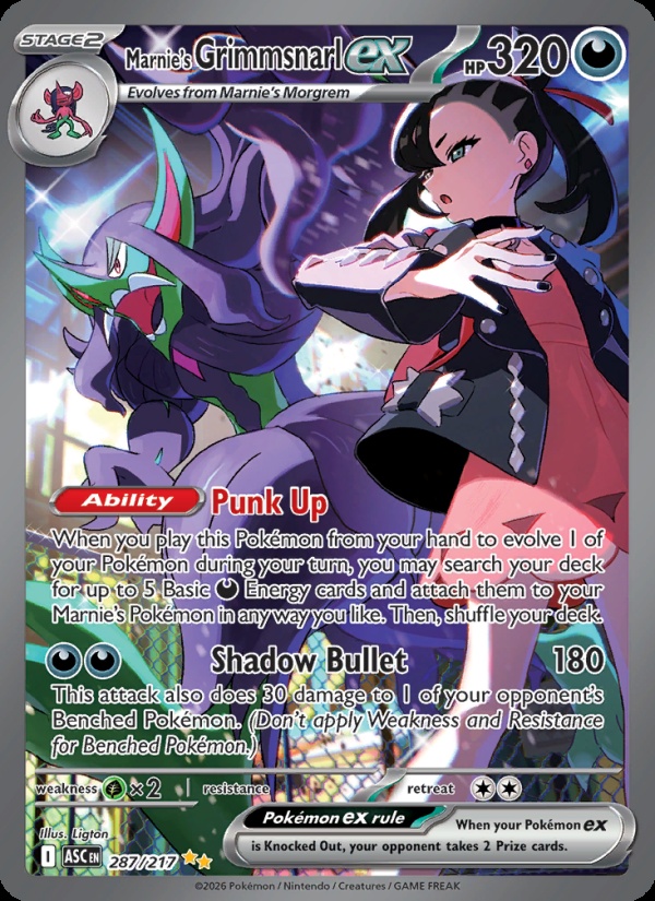 Marnie’s Grimmsnarl ex