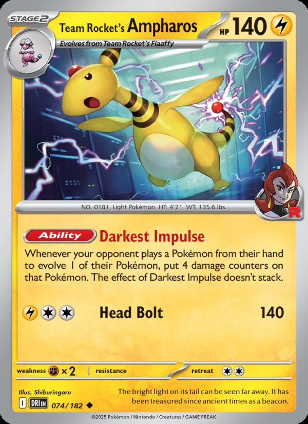Team Rocket’s Ampharos