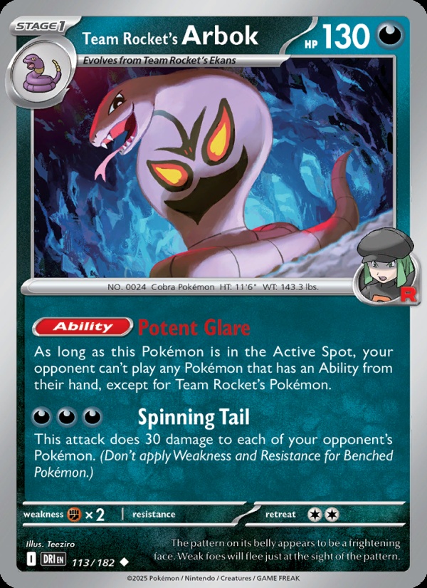 Team Rocket’s Arbok
