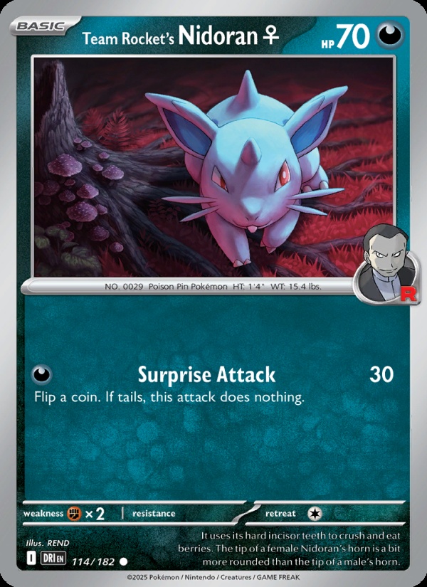 Team Rocket’s Nidoran Female