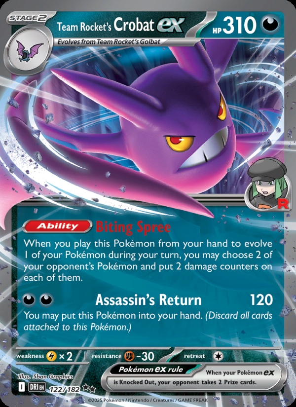 Team Rocket’s Crobat ex