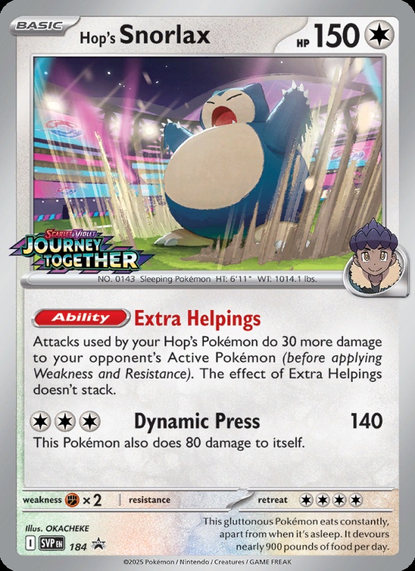 Hop’s Snorlax